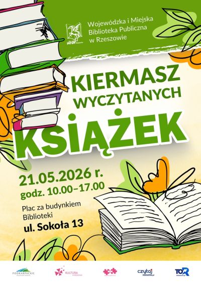 Grafika promująca Kiermasz wyczytanych książek 2